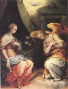 VASARI, Giorgio The Annunciation (mk05) oil on canvas